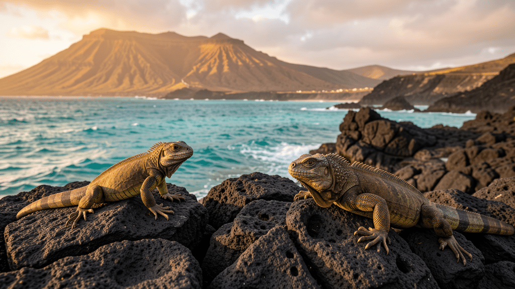 Galapagos’un Lav Kertenkeleleri: Volkanik Kayaların Üstünde Evrim